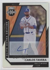 2021 Panini Elite Extra Edition Signatures Carlos Tavera #137 Auto uk2