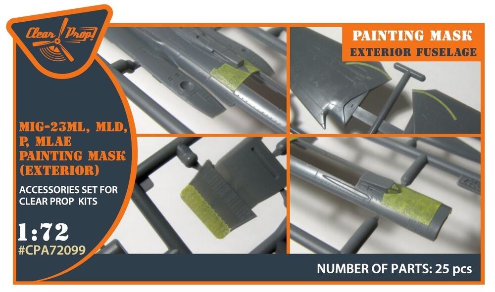 Clear Prop Accessories CPA72099 - 1:72 MiG-23ML Exterior Painting Set, Kit