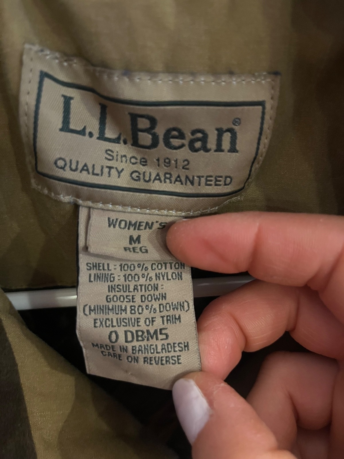 ll bean womens down jacket medium - image 9