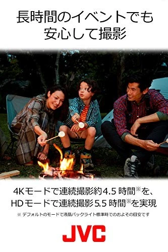 JVCKENWOOD JVC video camera Everio R 4K shooting waterproof and dustproof Deep - Image 3 of 4