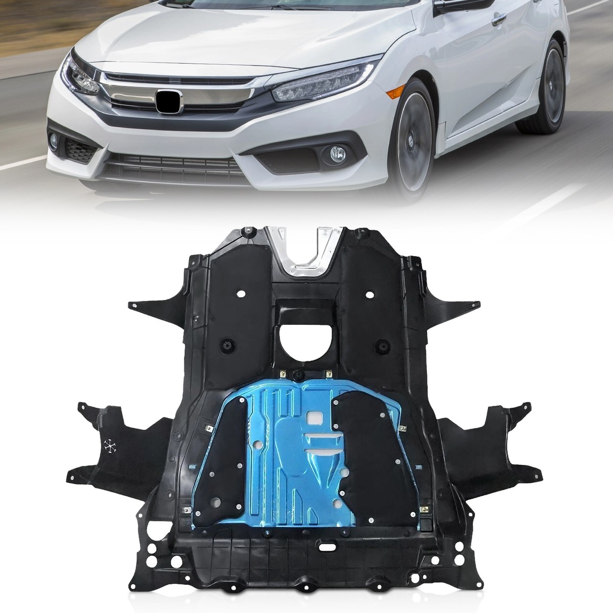 74110TBCA00 Engine Cover Splash Under Shield For 2016-2021 Honda