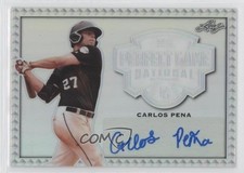 2020 Leaf Perfect Game National Showcase Metal 11/15 Carlos Pena Auto nd3