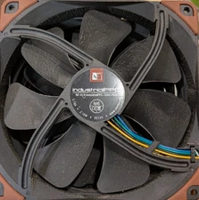 Noctua NF-A14 iPPC-2000, Heavy Duty Cooling Fan, 3-Pin, 2000 RPM (140mm, Black)