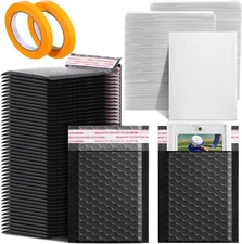 302 Pcs Trading Card Shipping Protector Set Include 200 Precut Plastic Inserts C