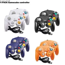 4 PCS Wired Gamecube Controller Joystick for Nintendo Game Cube NGC Console