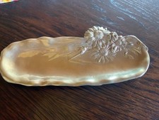 Vintage Messing Stiftablage, Ablage, Schale, Blumenmotiv, Margeriten