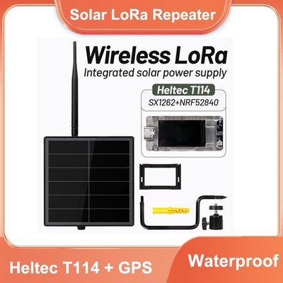 Built in Heltec T114 GPS Module Compatible Meshtastic GNSS Tracker LoRa Repeater