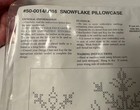 Fairway Needlecraft Co. Table Runner Stamped 15 X 42” Lace Edge Snowman Holiday — photo 5