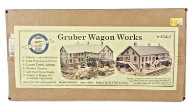Spur N Architect 10017 Gruber Wagon Works Ref GWN017 Spur N Holzbaukasten.