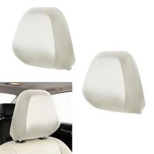 2 PCS Car Seat Headrest Cover, Reusable Flexible Headrest Protector, Full Wrap