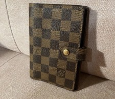 Louis Vuitton Agenda Cover Damier Ebene Canvas
