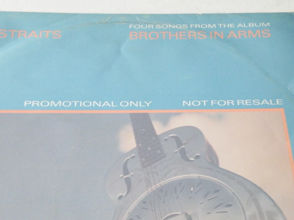 DIRE STRAITS FOUR SONGS FROM THE ALBUM BROTHERS IN ARMS 12" EP VERTIGO '85 PROMO - Image 3 of 4