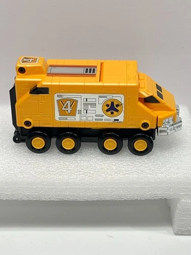 Vintage 1999 Power Rangers Lightspeed Rescue Deluxe Megazord Leg Loader 4 Yellow