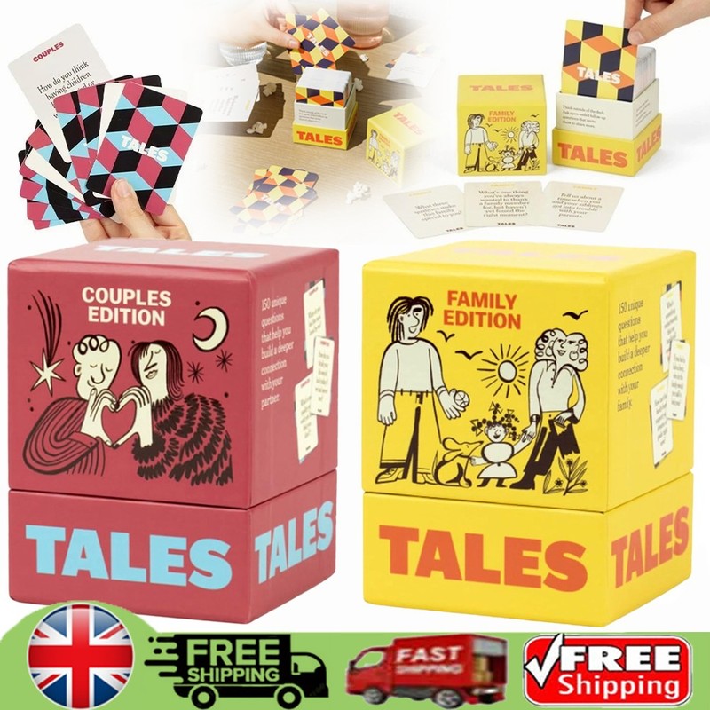 Tales Conversation Starter Cards Card Game For Family/Couples Edition Board Game