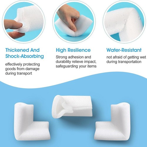 Thickened Foam Corner Protectors For Safe TV & Mirror Frame Handling! - Picture 3 of 19