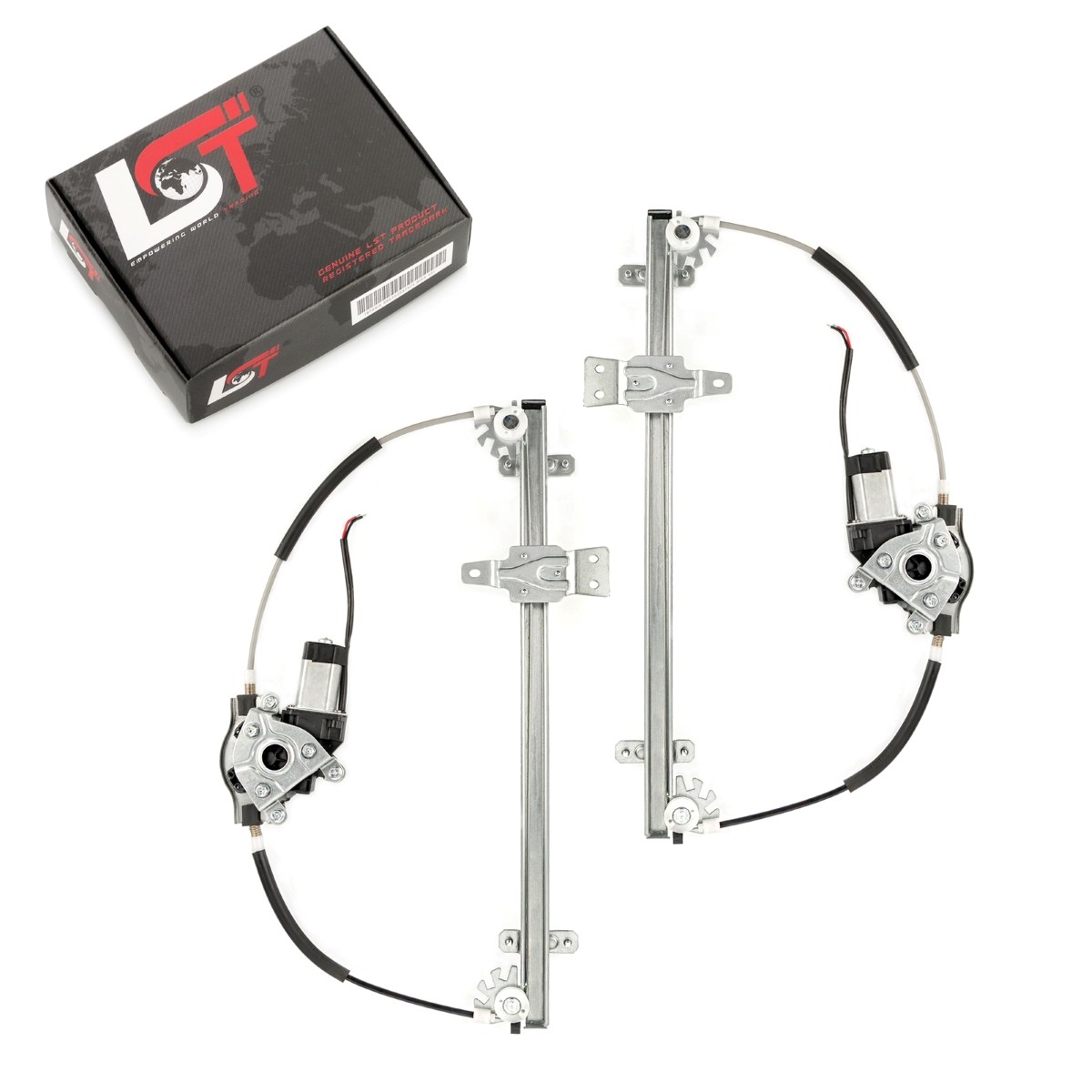 2x Window lifter with motor front for NISSAN TERRANO II R20 02/2002