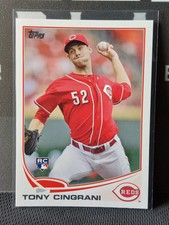Tony Cingrani 2013 Topps Rookie Card RC #142. rookie card picture