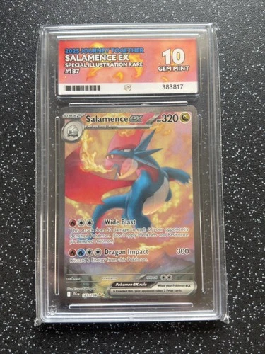 Pokémon TCG Salamence EX Full Art Card Journey Together 187/159 ACE 10