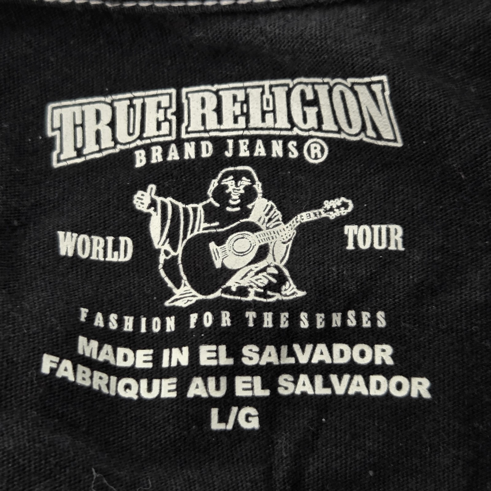 True Religion Mens Size Large T-Shirts Graphic Print Tees Lot of 3 Black thumbnail 7