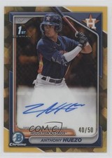 2024 Bowman Sapphire Edition Chrome Prospects Gold 40/50 Anthony Huezo Auto 11s9