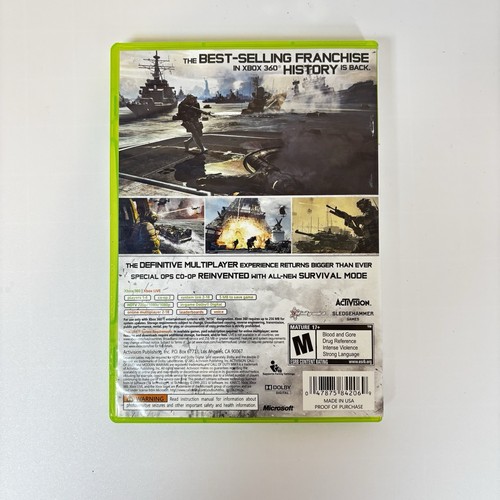 Lot of 3 Call of Duty Xbox 360 Games ( Call of Duty MW3, NBA 2k14, Madden 25) - Picture 5 of 12