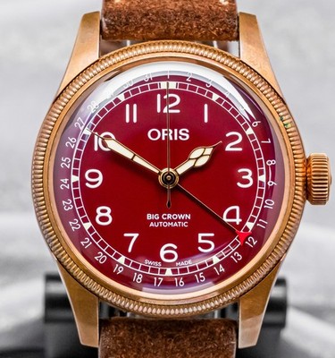 Oris Big Crown Bronze Pointer Date Bordeaux Dial 01 754 7741 3168-07 5 20 58BR