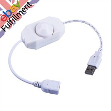 White 5V LED Knob Dimmer Rotary Brightness Controller For LED Strips Lights c