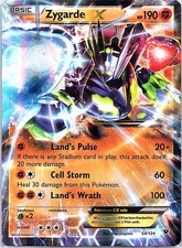Zygarde EX 54/124 Holo EX Rare Fates Collide Pokemon Damaged on eBay