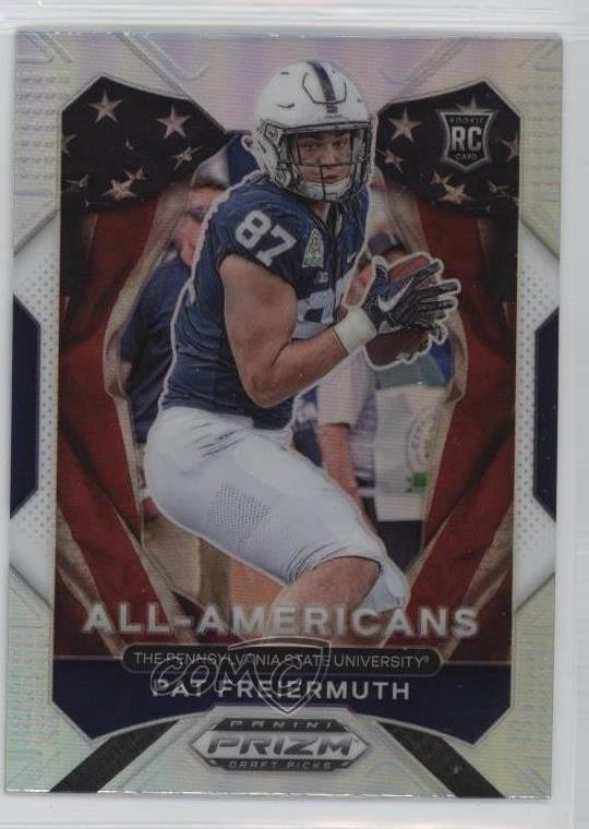 2021 Panini Prizm Draft Picks All-American Silver Pat Freiermuth #184 10ou