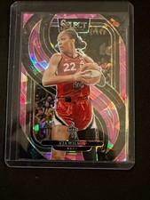 2025 Panini Select WNBA #131 A'ja Wilson Pink Ice Prizms