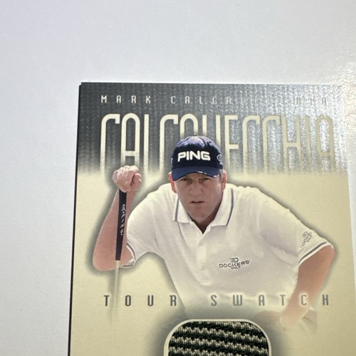 Mark Calcavecchia 2001 Upper Deck SP Authentic Golf Tour Swatch Shirt Relic /100 - Picture 4 of 12