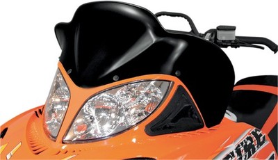 Powermadd Cobra Windshield-12in.-Black for 2006 Arctic Cat Crossfire 700 EFI