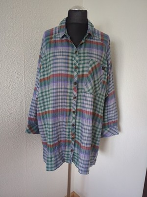 Urban Outfitters Damen Oversized Bluse bunt Größe M (passt auch L-XL)