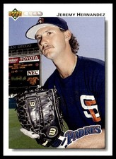 1992 Upper Deck Jeremy Hernandez San Diego Padres #42