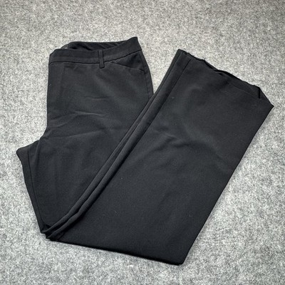 Star City Logan Women 15 Black Dress Pants Flared Leg Classic Career Office Wear