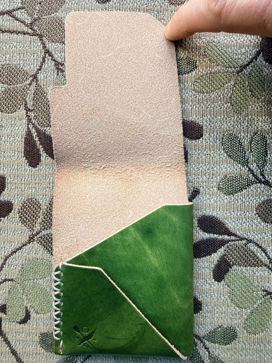 Open Sea Leather Houbei Mini in Limited Edition Green Buttero