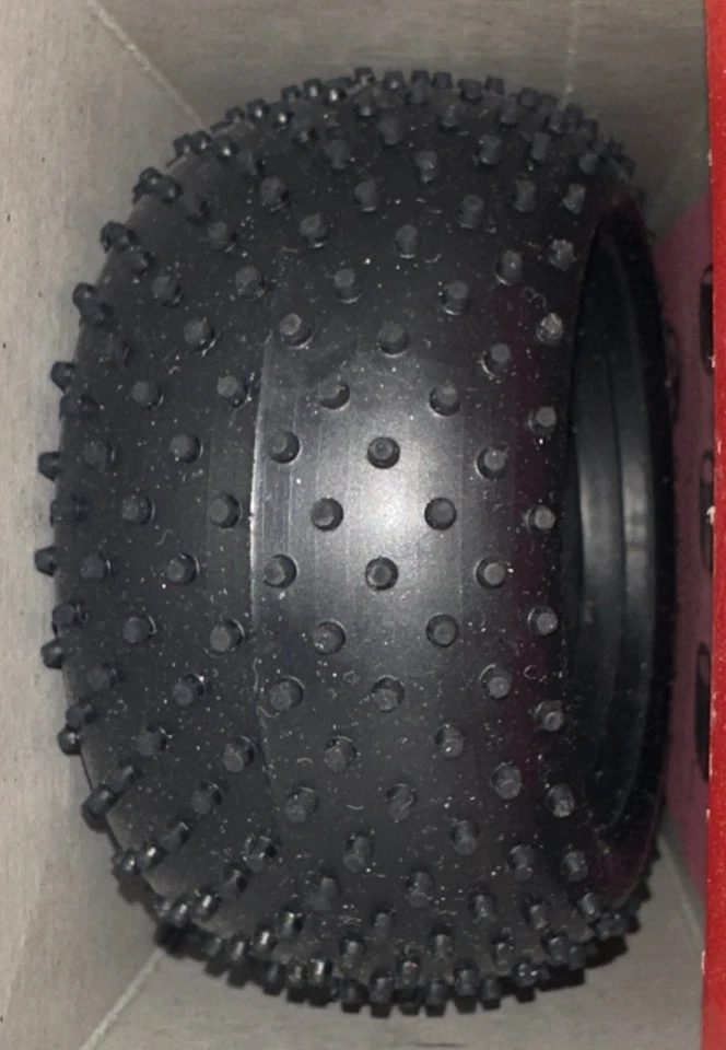 Pro-Line RED Rear Tires Pro 80 #7080 RC10 JrX2 Kyosho W/ 2.0” Diameter Wheels RC - Image 3 of 4