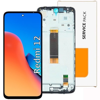Original Display Für Xiaomi Redmi 12 LCD Bildschirm Rahmen