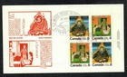 Canada #695-696, Canadian Authors, B. Jones Cachet FDC -Ottawa Museum cancel