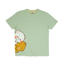 Giordano X Milk Mocha Bear: Side Peek-a-Boo - xl