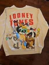 Looney Tunes Crew Neck Sweatshirt Size: S