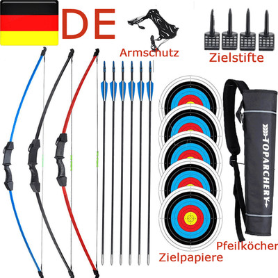45'' Takedown Bogenschießen für Kinder Bogensport Bogen und Target Shooting Ziel