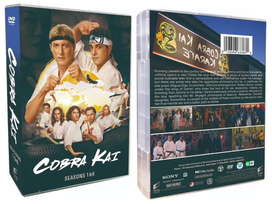 Cobra Kai Complete Season 1-6 Part( 1+2+3) DVD 14-Disc /NEW Sealed /TV Series