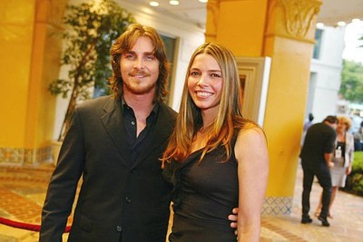 Christian Bale wife Sibi premiere of Reign of Fire Village Theatre- Old Photo 1