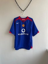 MANCHESTER UNITED 2005 2006 AWAY FOOTBALL SHIRT SOCCER JERSEY NIKE 195597 Sz M