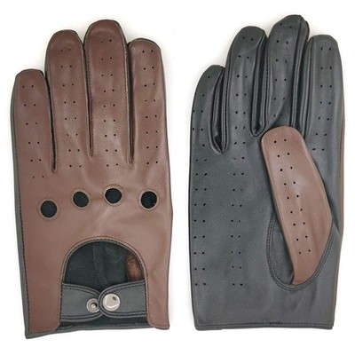 Gants de conduite en cuir d'agneau doux et fins pour hommes d'excellente qualité