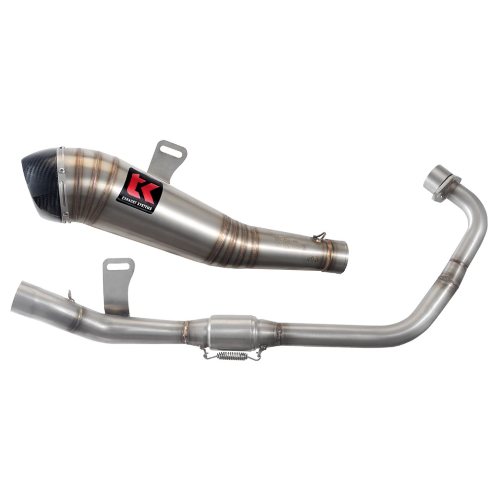 Free Shipping KTM Duke 125 2017 Carbon Exhaust Pipe Power