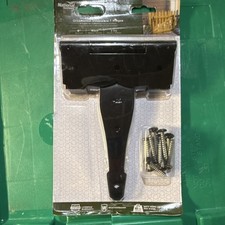 National Hardware 8" Black Ornamental Reversible T-Hinge Metal 2 Pack N881-920