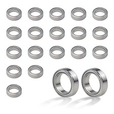 20 PCS 6700ZZ Deep Groove Ball Bearings 10x15x4mm Double Metal Shielded Steel