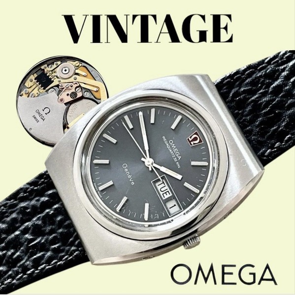 OMEGA Geneve HAU Quartz funktionstüchtig